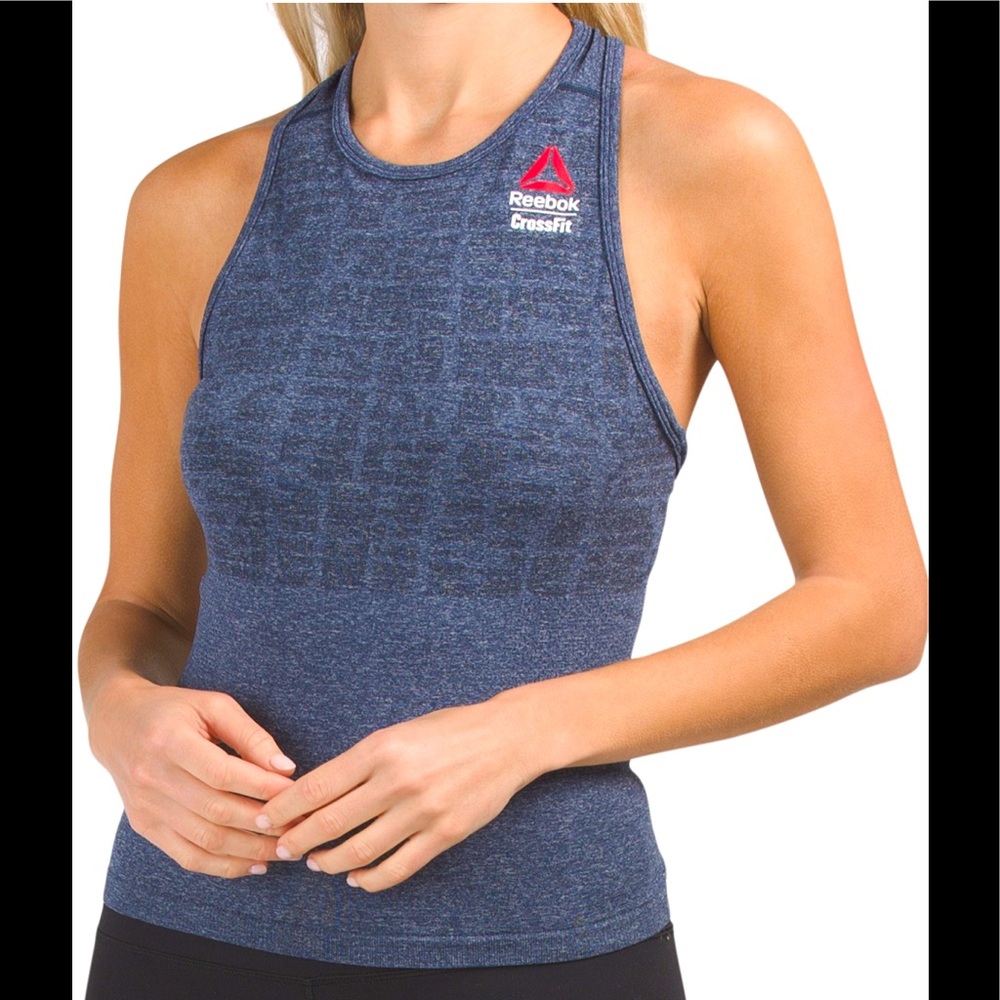 Reebok CrossFit MyoKnit Tank Games in Navy XS NWT
